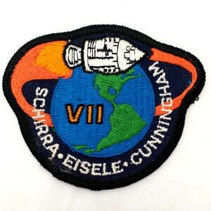 NASA Space Flight Mission Apollo 7 CSM-101 Jacket Vest Sewing Patch Schirra